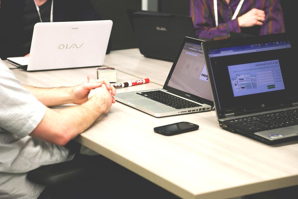 Team meeting in a modern office